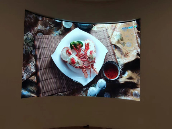 夹江室内P2.5弧形LED屏